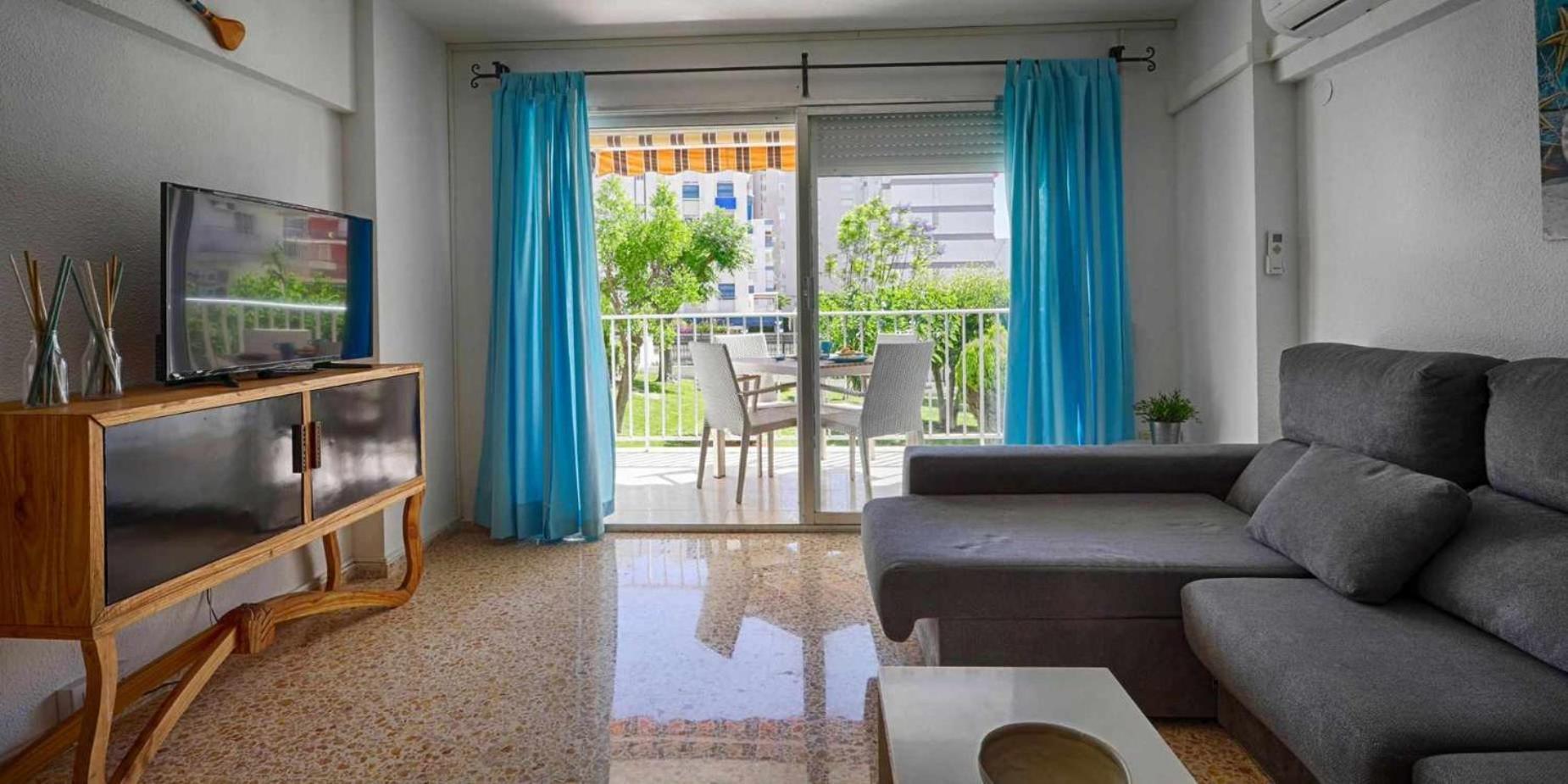 Apartamento Brasil Mar Playa de Gandia Buitenkant foto